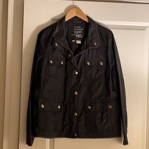 Black military jacket
